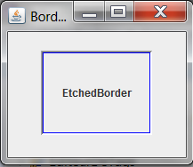 BorderFactory EtchedBorder
