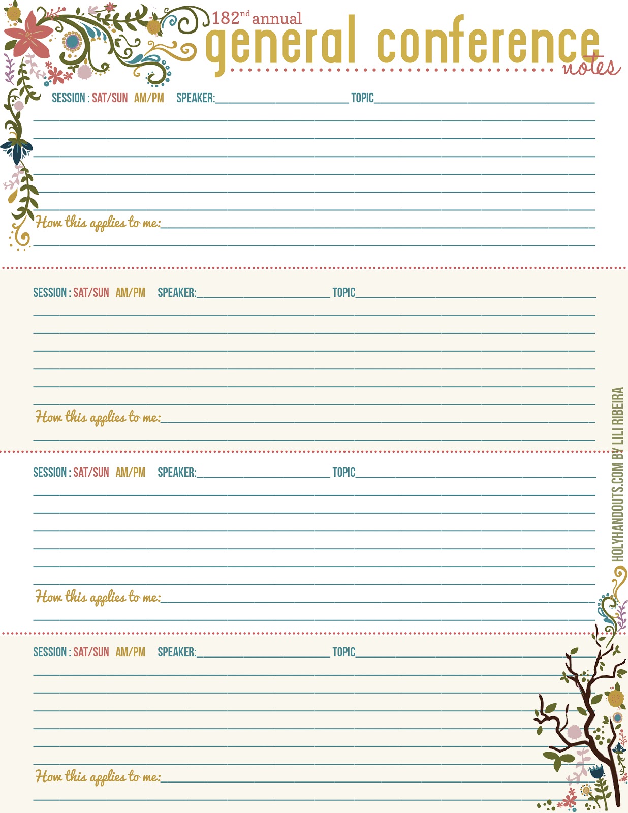 holy handouts spring general conference conferencing notes templates