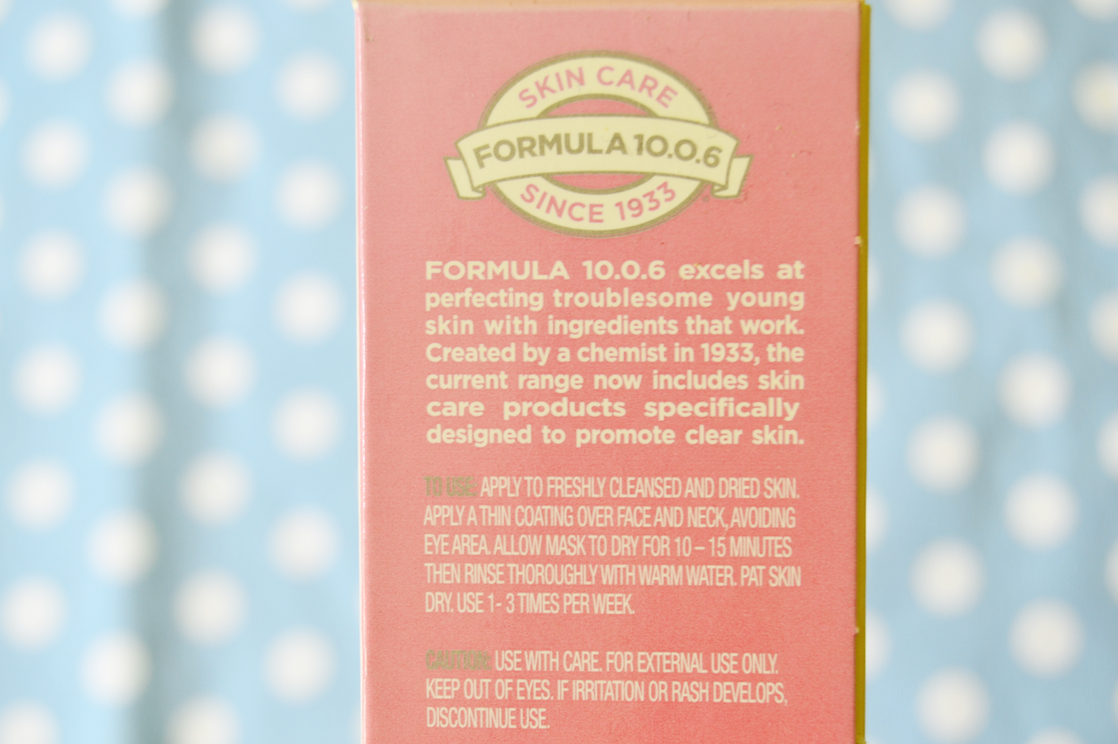 Formula 10.0.6, Pores Be Pure