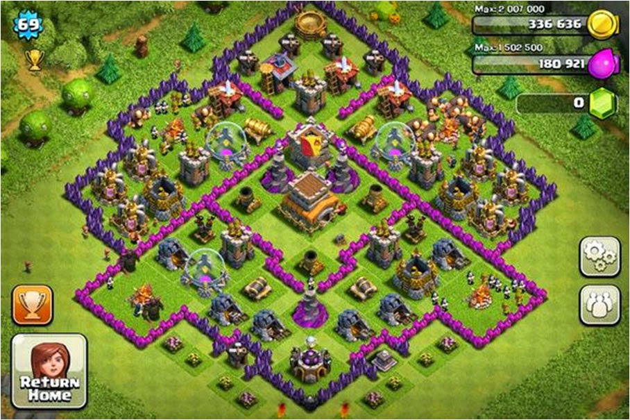 Base Unik Untuk Town Hall 8