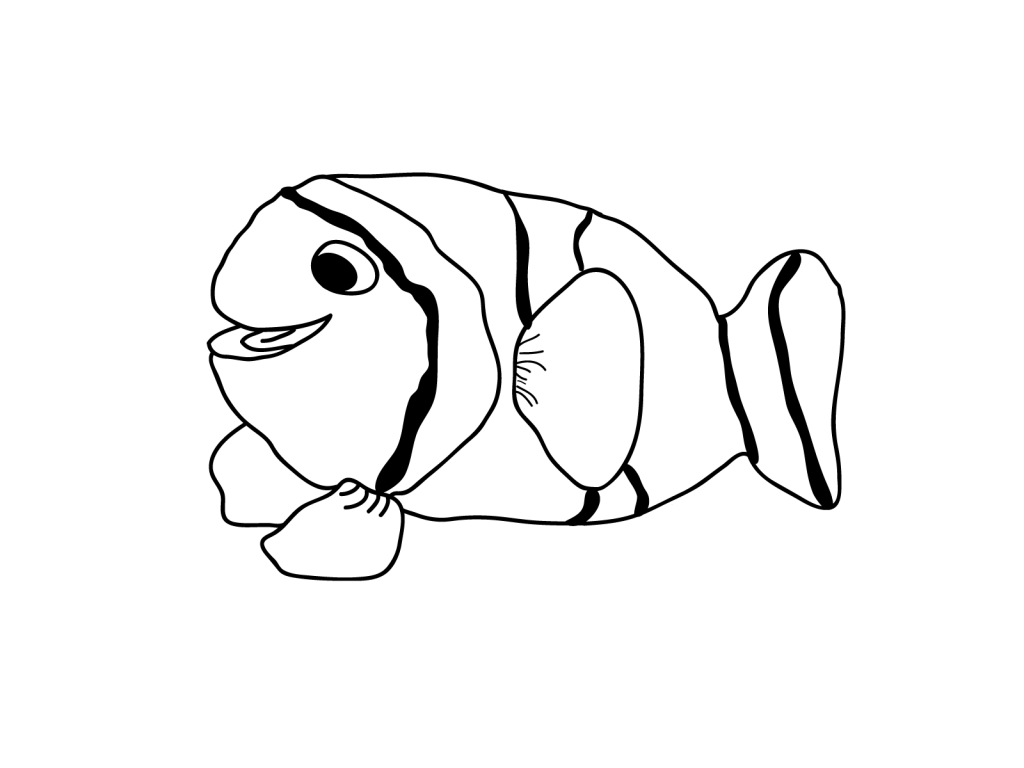 Fish For Kid Coloring Page Free wallpaper