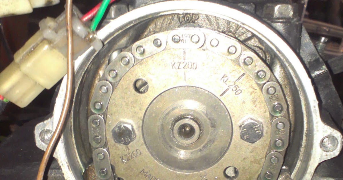 thegoogleof 1981 kawasaki z250c single cam chain timing