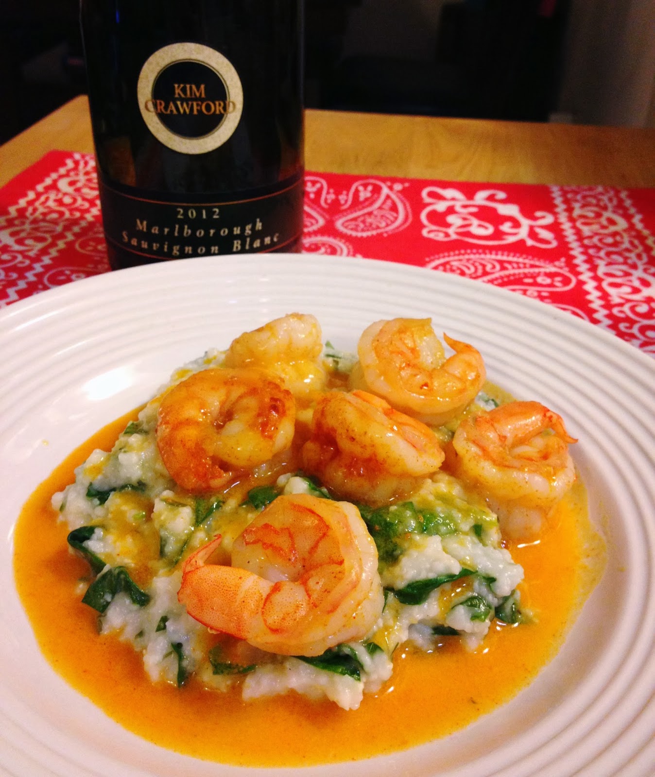 The Lush Chef Smoky Shrimp & Grits