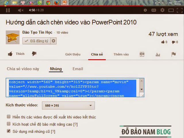 Cách chèn video vào PowerPoint 2010 Cách chèn video vào PowerPoint 2010
