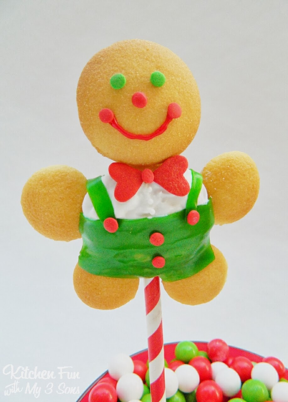 No Gingerbread Boy & Girl Cookie Pops with a BIG Giveaway! Kitchen