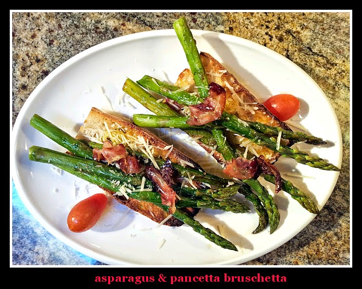 Napa Farmhouse 1885™ Spring Asparagus & Pancetta Bruschetta