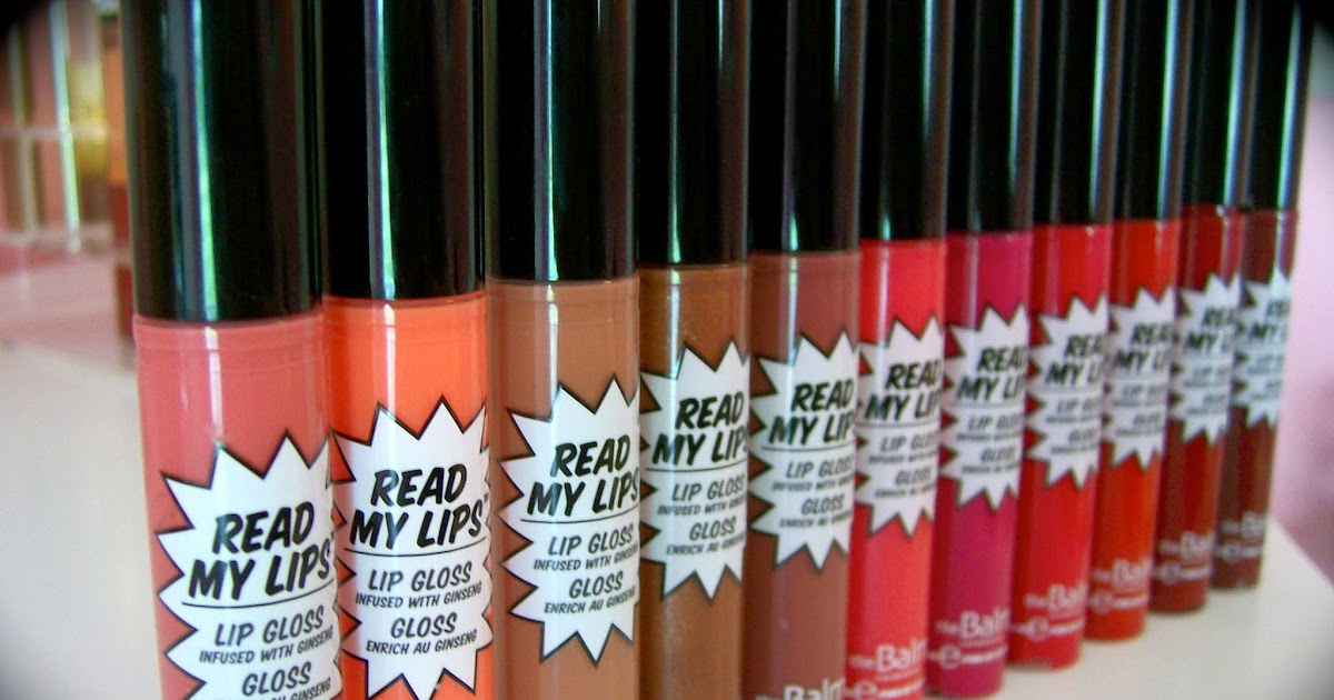 The Balm "Read My Lips" Lip Glosses