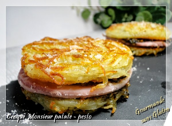 Gourmande Sans Gluten Croque Monsieur Patate Au Pesto