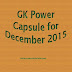 December 2015 Bankersadda GK Power Capsule PDF Download