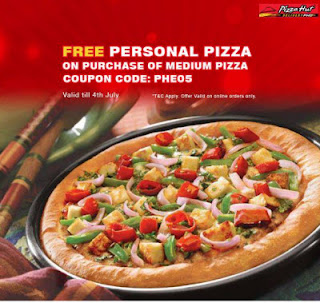 free pizza from pizza hut