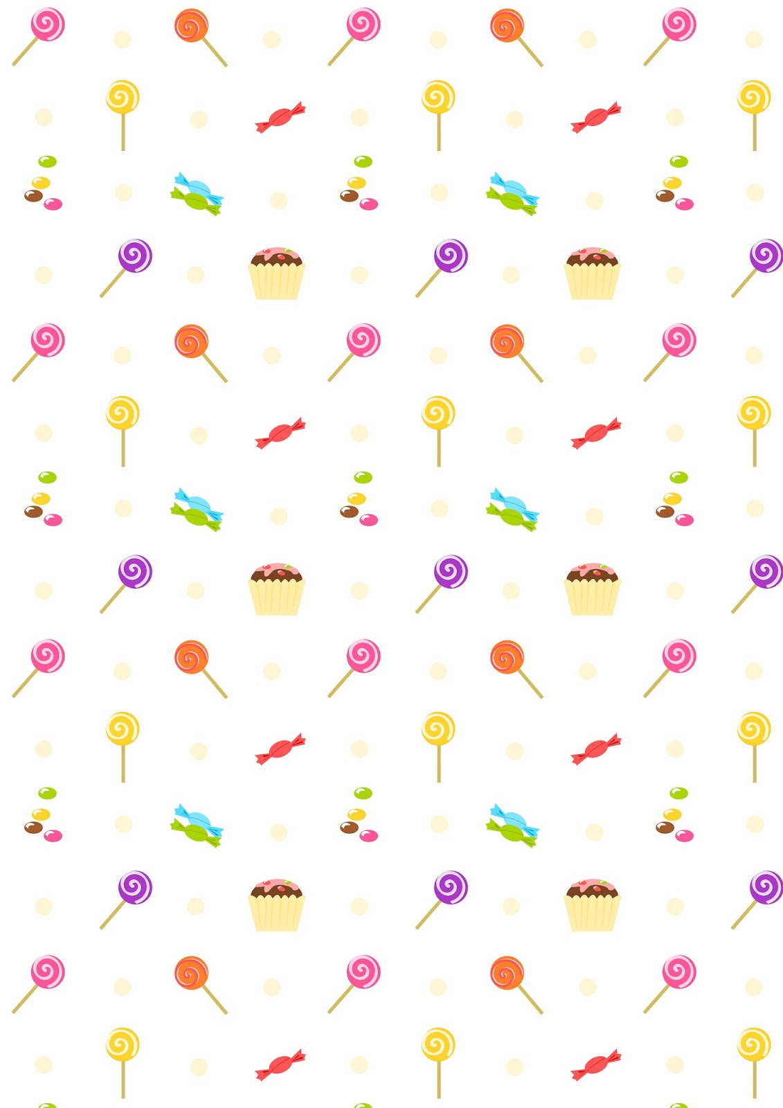 Free digital birthday scrapbooking paper sweets ausdruckbares