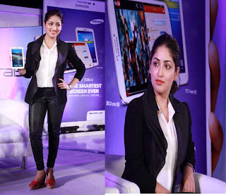 Yami Gautam Unveil the Samsung Galaxy Tab 3 in Delhi