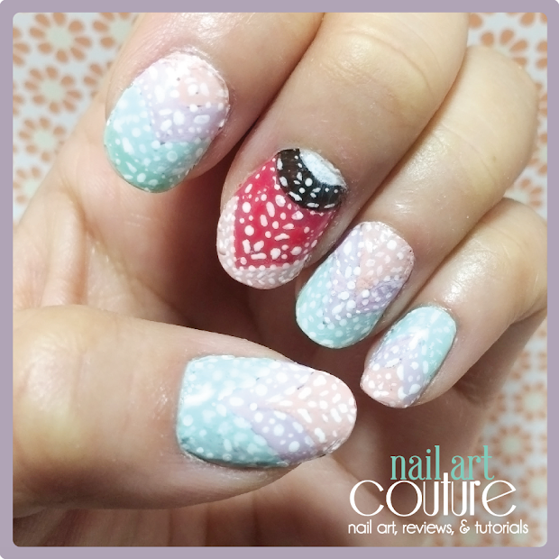 nail art couture valentino