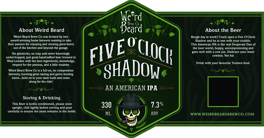 Weird Beard Brewing Five O'Clock Shadow