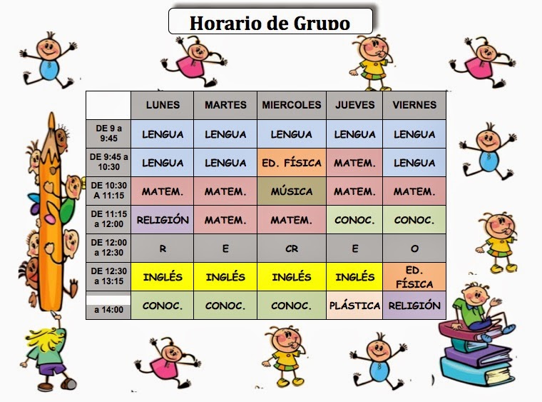 Horario de los alumnos | El Comando C de Fuente Nueva