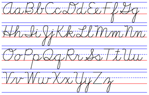 We are learning Cursive Writing | Mrs. Bacchus' Class