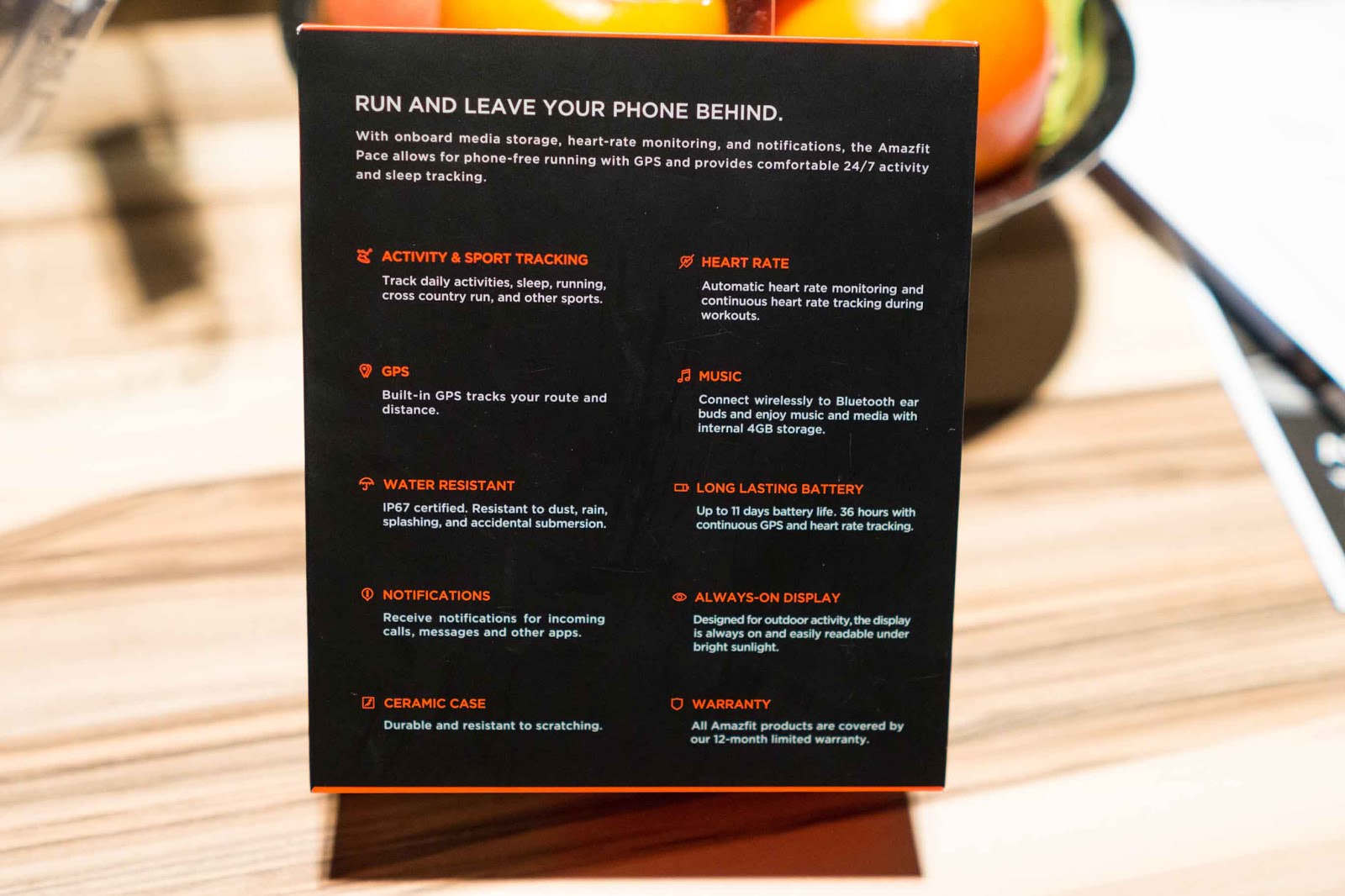 amazfit pace continuous heart rate