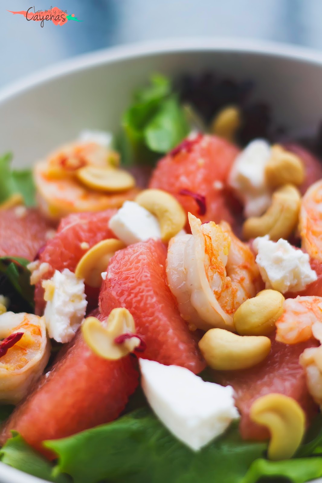 Ensalada de Pomelo Las mil y una cayenas