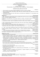 Barem limba si literatura romana (profil uman) - bacalaureat 2013 Barem limba si literatura romana (profil uman) - bacalaureat 2013