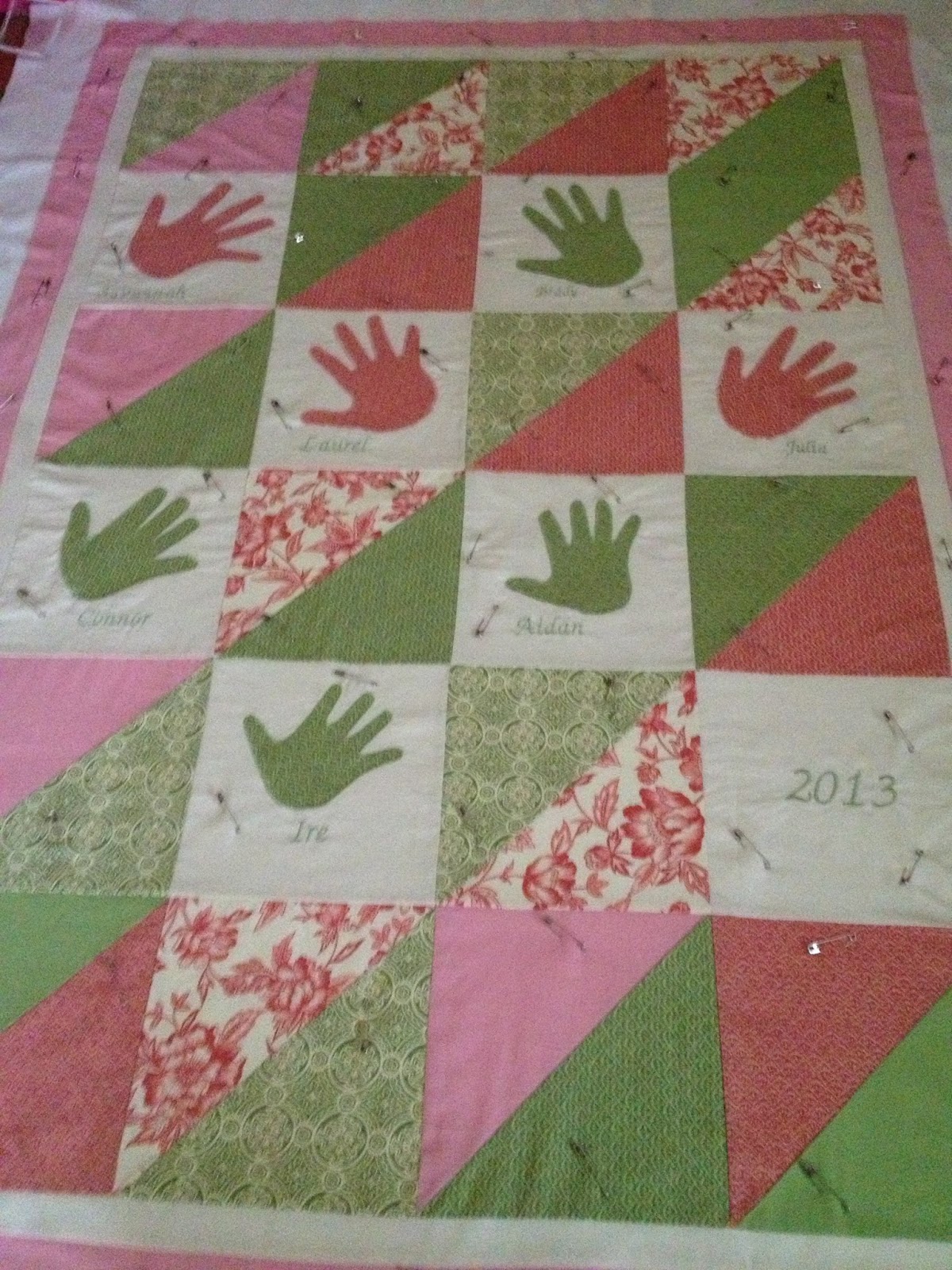 Twincess Designs Mother's Day Quilt