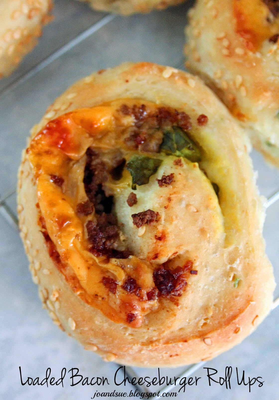 Jo and Sue Loaded Bacon Cheeseburger Roll Ups