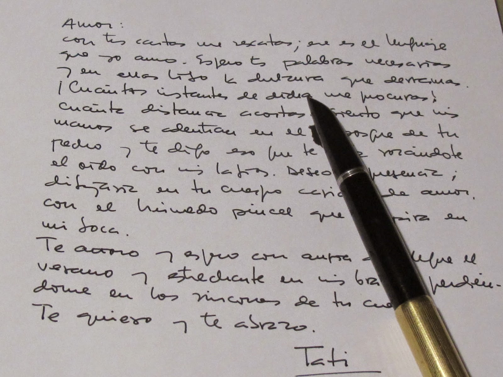 Palabras Nómadas del Viento: Aquellas cartas.