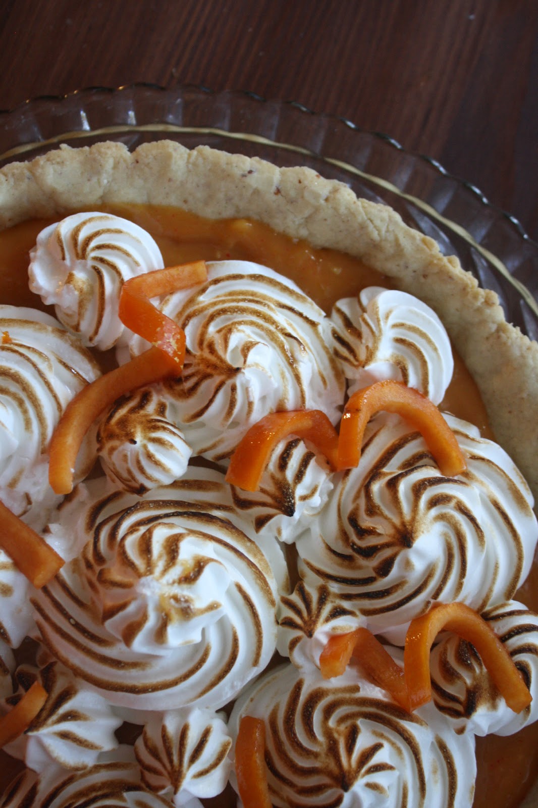 Elrod's sending love from the west Grapefruit Curd Tart