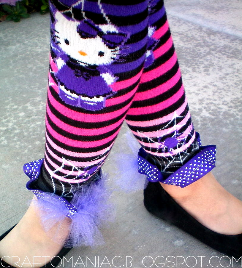 Hello Kitty Leg Warmers Multicolour Stripes