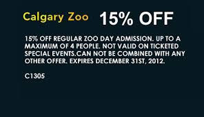 Calgary Zoo Coupons