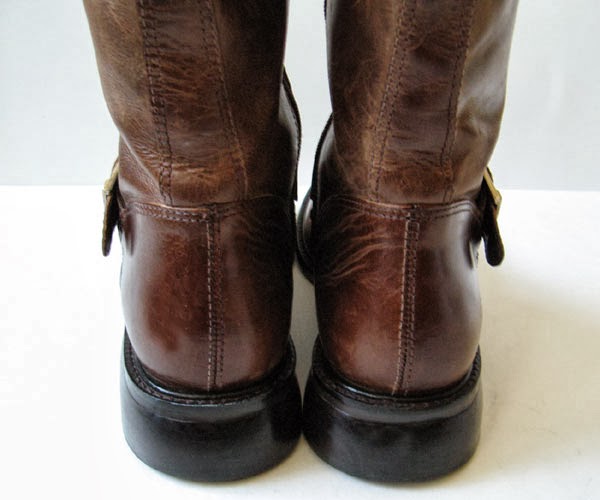 BROWN LEATHER FRYE RIDING BOOTS WOMENS NATURALIZER BOOTS WOMENS SIZE 8