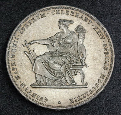Austria Double Gulden Forint Silver commemorative coin