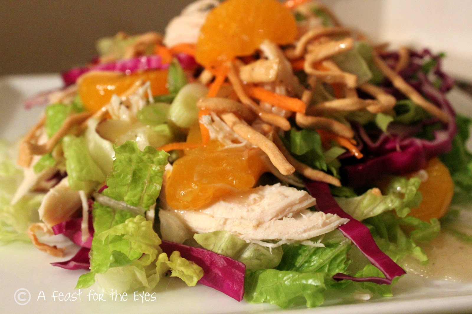 Easy chinese chicken salad made lite Easy chinese chicken salad made lite
