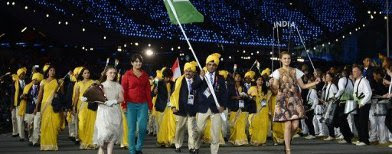 Penyusup Misterius Di Barisan Kontingen Olimpiade India [ www.BlogApaAja.com ]