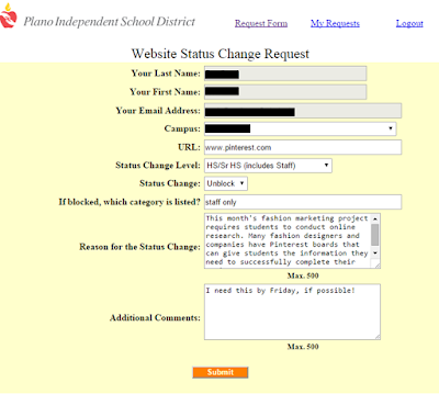 Plano ISD's Tech-tastic Blog: Need a Website Unblocked for Educational Purposes?