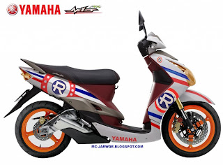 Modif Warna Motor Yamaha Mio Modif Warna Motor Yamaha Mio
