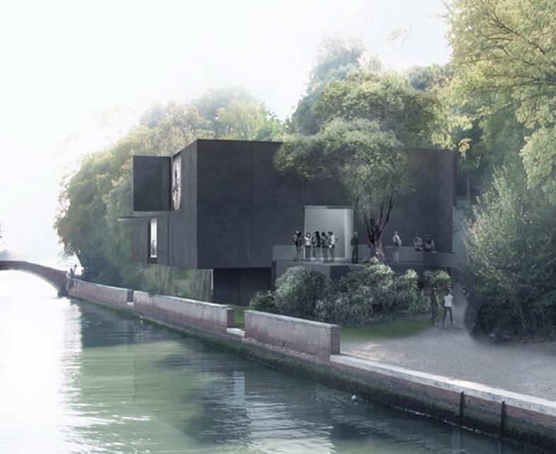 Il nuovo padiglione dell’Australia. Progetto di Denton Corker Marshall (Render)