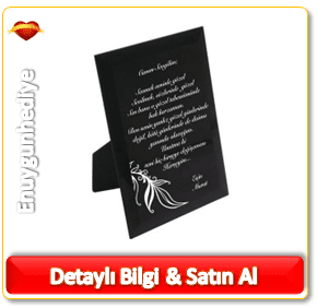 Kişiye Özel Mesaj Şiir Plaketi Erkeğe Anlamlı Yılbaşı Hediyesi