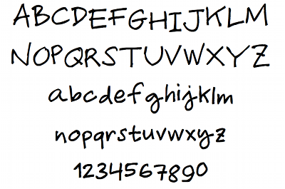 Font Child Handwriting