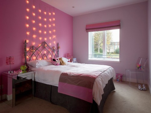 Interior Design Tips: Pink Cute Decoration Girls Room 