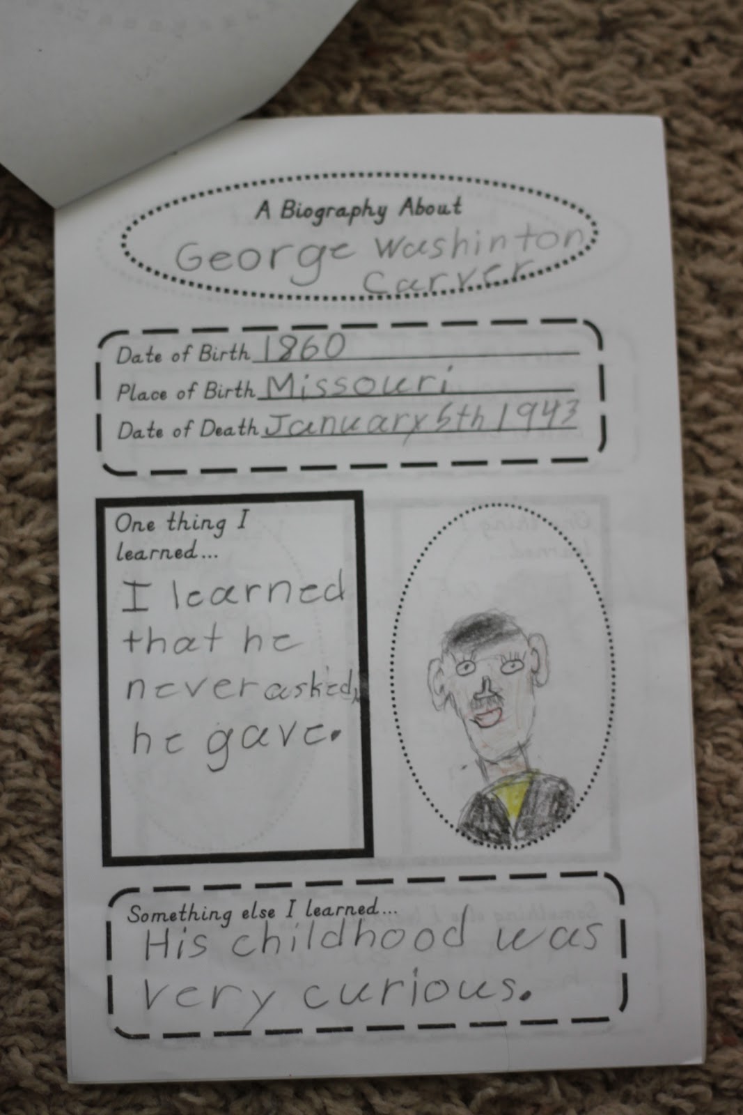 How to write an autobiography for second grade picture