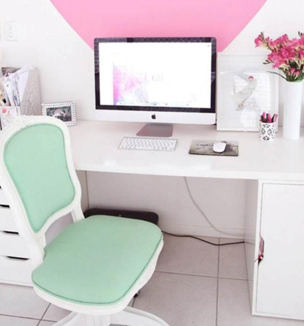 Delight in the Sunlight Pastel Home Office