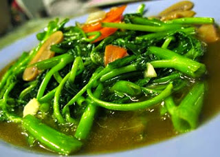 Resep Tumis kangkung Terasi Enak Resep Tumis kangkung Terasi Enak