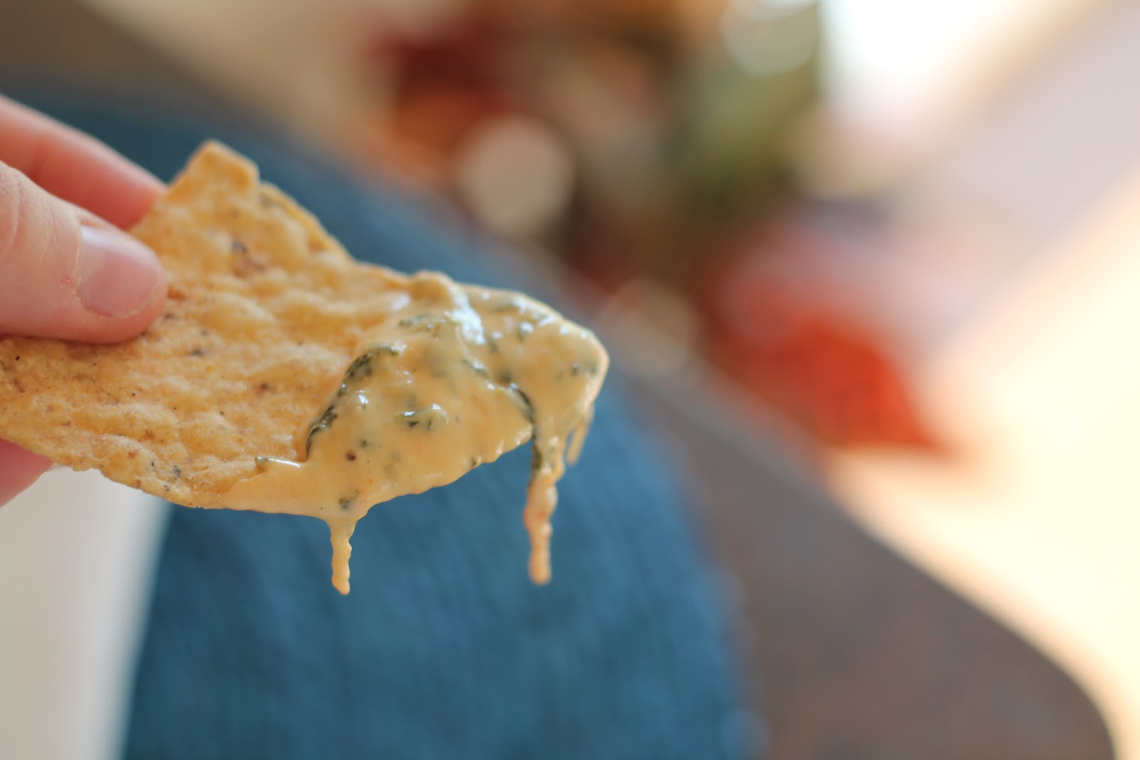 Mrs. Schwartz's Kitchen Spinach Queso Dip
