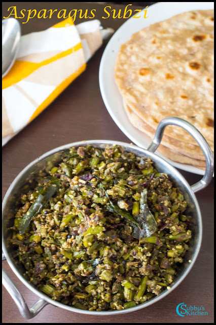 Asparagus Subzi Recipe | Asparagus Masala Dry Curry Recipe Asparagus Subzi Recipe | Asparagus Masala Dry Curry Recipe