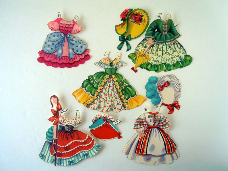 1948 Paper Doll Clothing by Merrill Company
