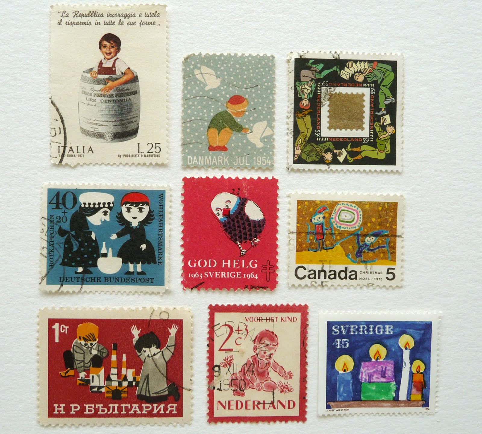 edizioni Children stamps