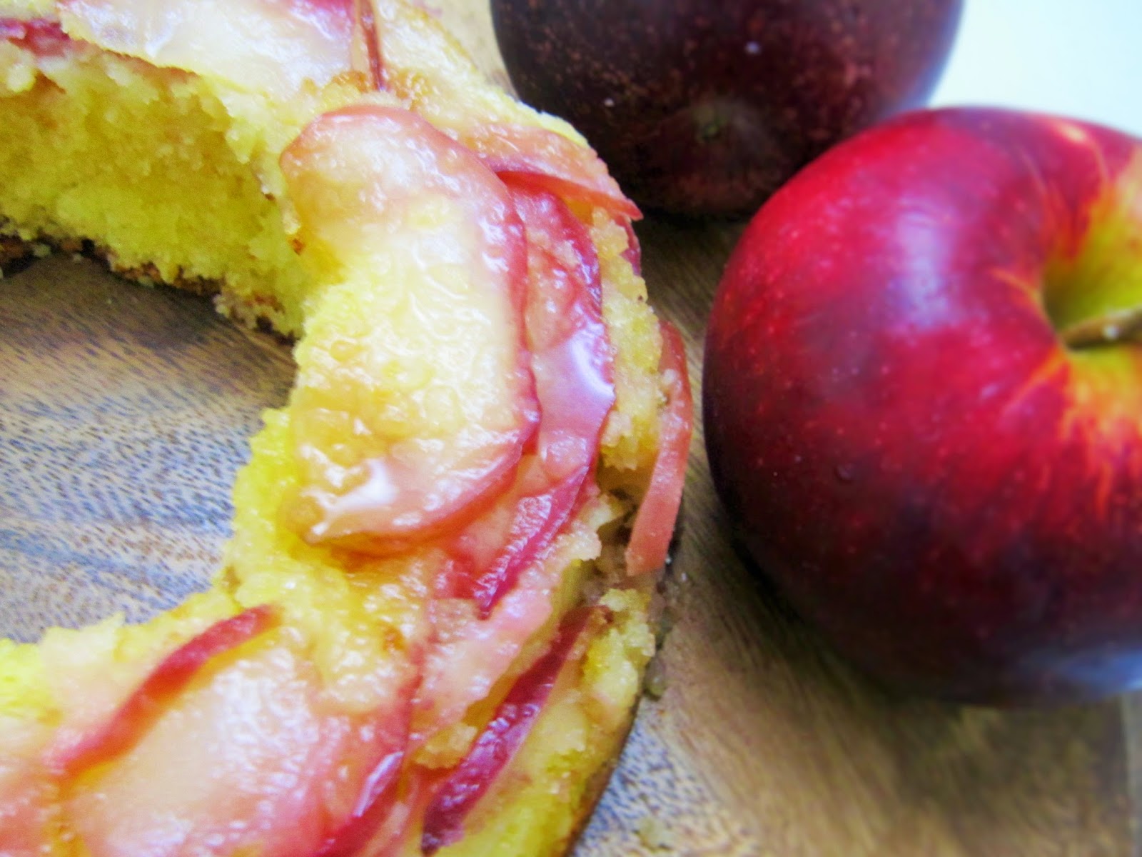 Hmで簡単お菓子 りんごのスライスケーキ Satorisuのおいしいごはんとお菓子