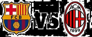 Partido AC Milán Vs Barcelona Liga de Campeones