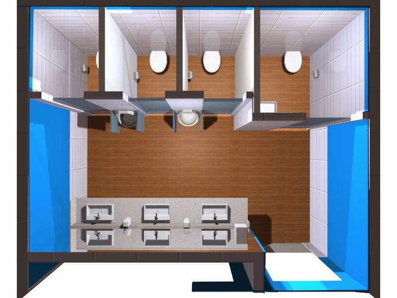 Decoração de Interiores Projeto Banheiro Masculino do XIX concurso Deca -> Banheiro Feminino E Masculino Planta Decoração de Interiores Projeto Banheiro Masculino do XIX concurso Deca -> Banheiro Feminino E Masculino Planta