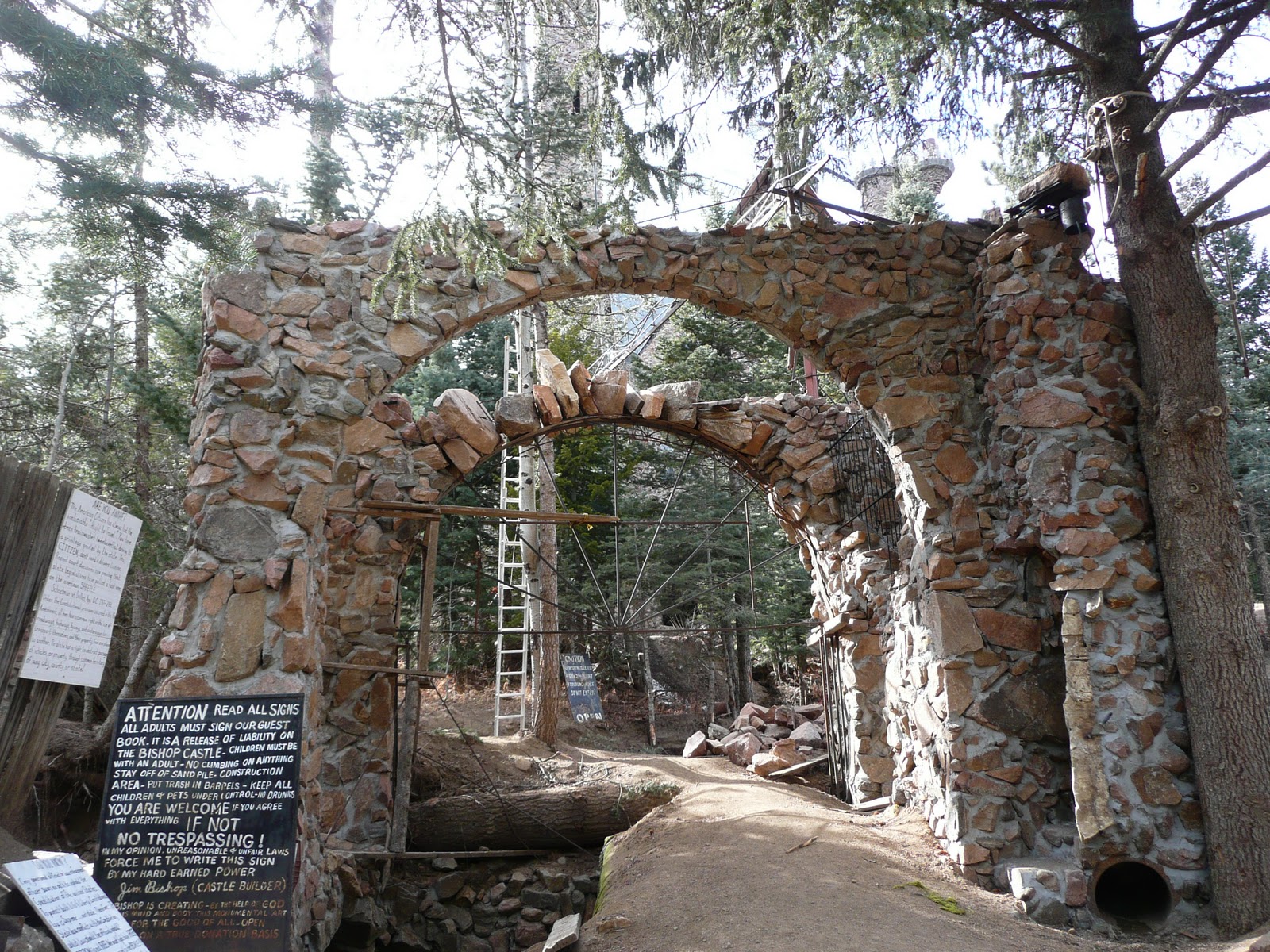Life at 55 mph Castle in Wetmore, Colorado (click here for more